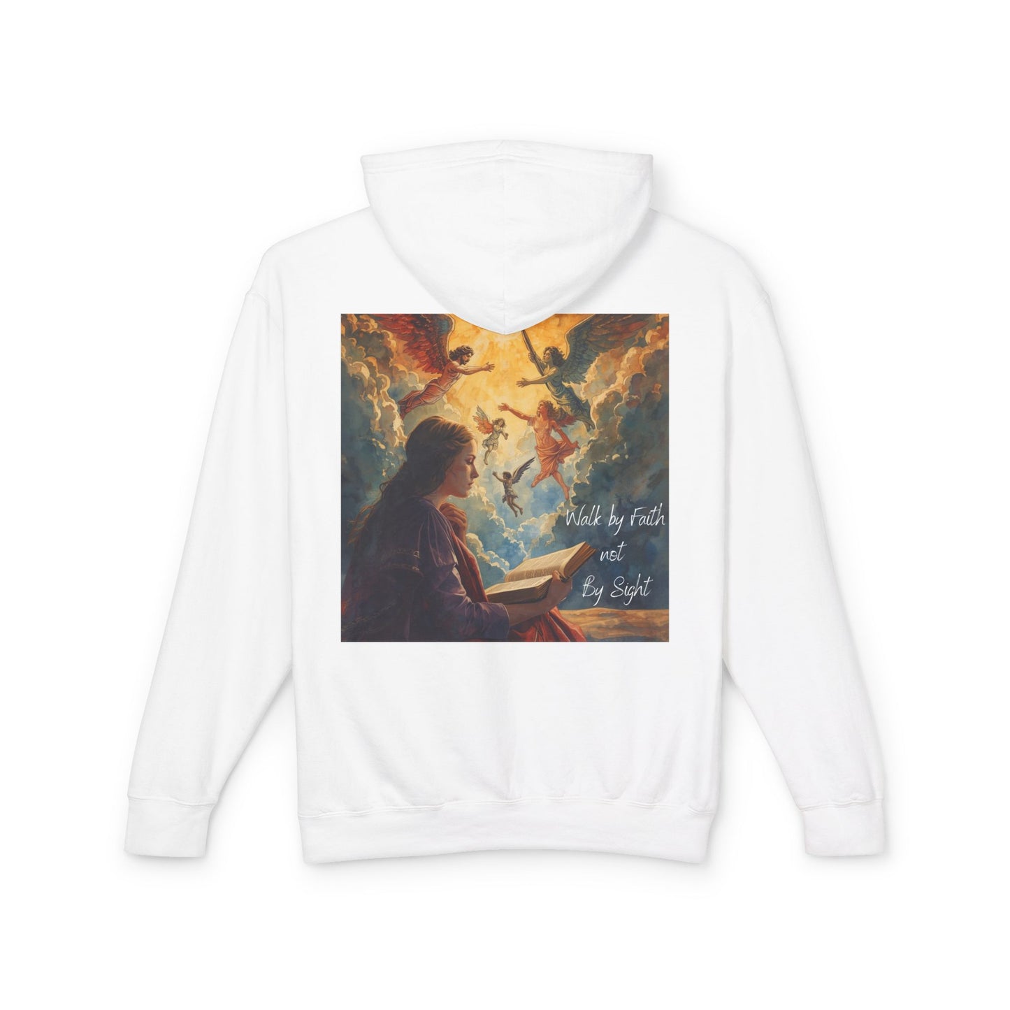 Inspirational Faith Hoodie - 'Walk by Faith, Not by Sight'