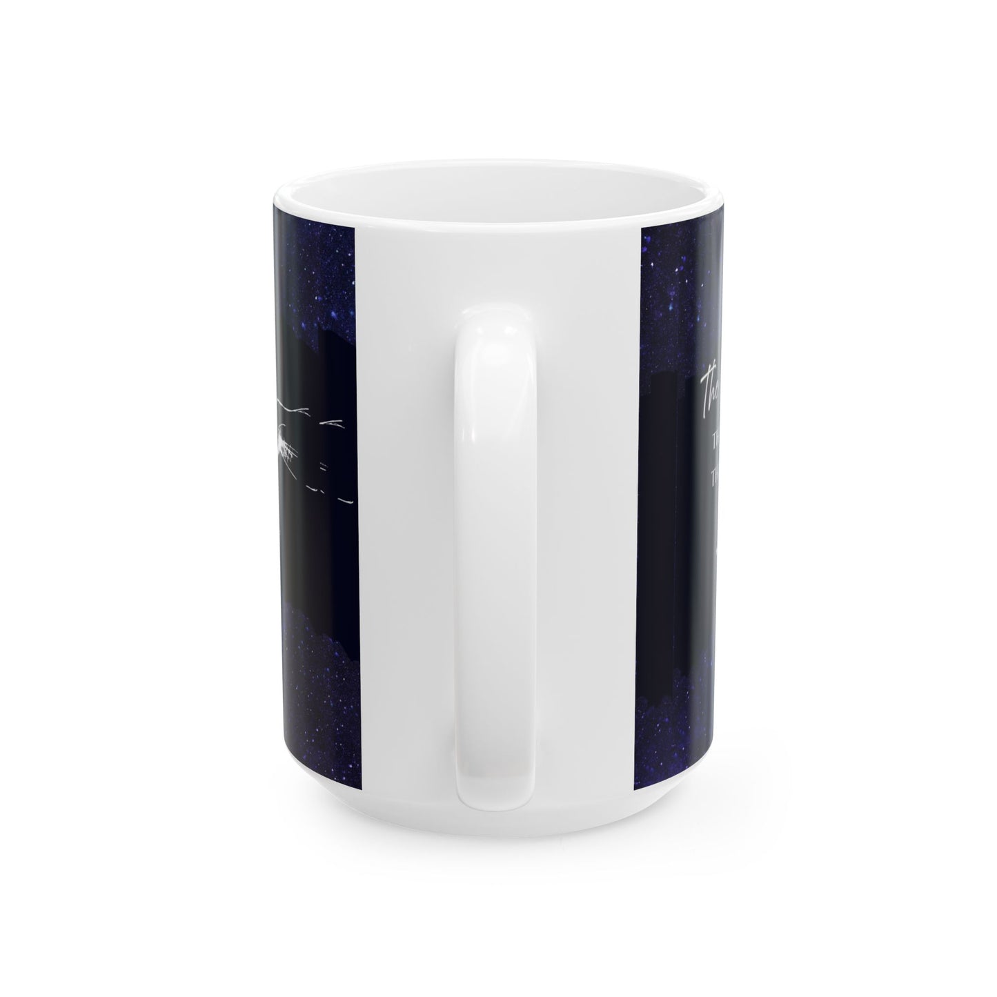 Psalm 19:1 & Celestial Ceramic Mug - Dreamy Galaxy Design for Coffee Lovers