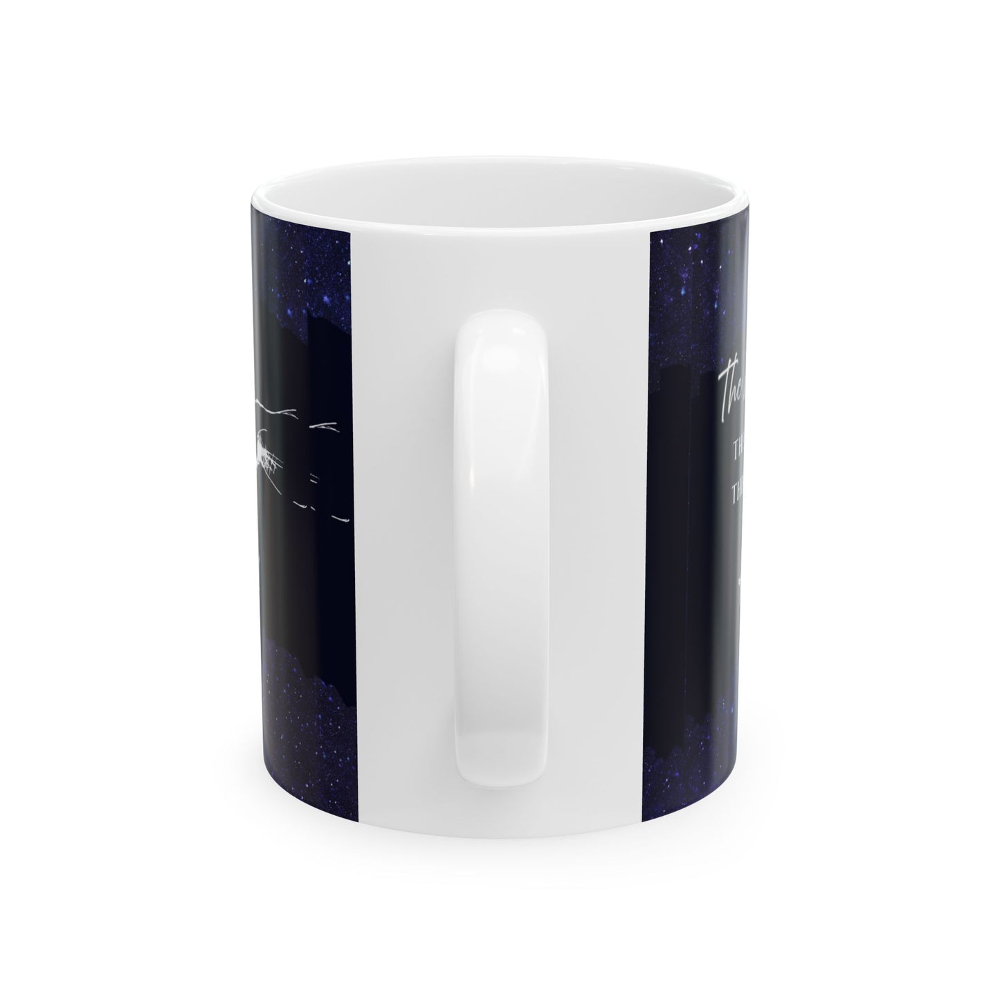 Psalm 19:1 & Celestial Ceramic Mug - Dreamy Galaxy Design for Coffee Lovers