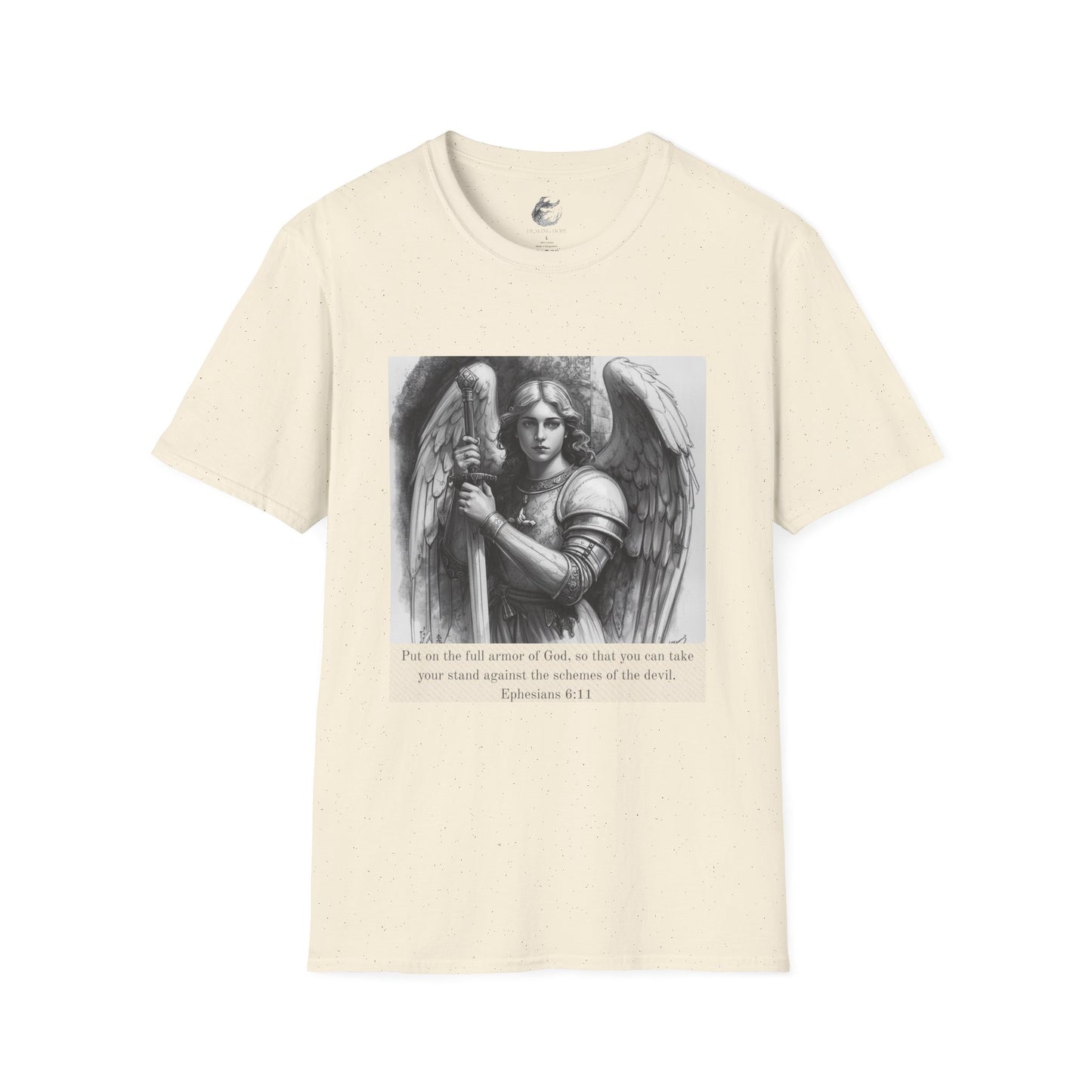 Angel Warrior Graphic T-Shirt - Ephesians 6:11 Design