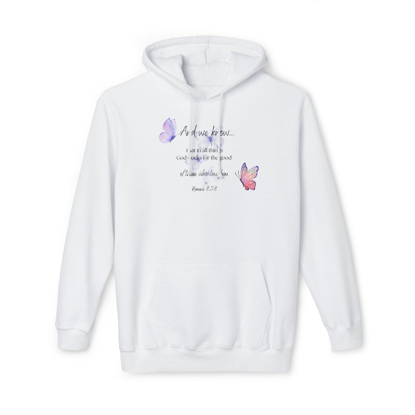 Inspirational Butterfly Sweatshirt, Motivational Gift, Unisex Hoodie, Faith Apparel, Cozy Layering, Spring Fashion