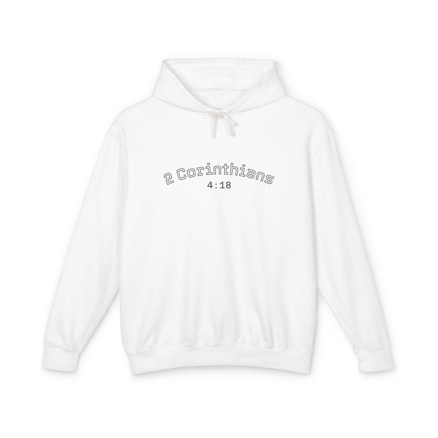 Inspirational "Open Heavens" 2  Corinthians 4:18 - Sweatshirt - Unisex Lightweight Hooded Sweater